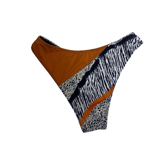 Icon Swim Multi Print One Shoulder Bikini Set - Picture 6 of 7